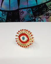 Load image into Gallery viewer, Evil Eye Adjustable Rings