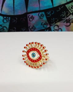 Evil Eye Adjustable Rings