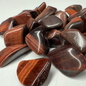 Small Red Tiger Eye Polished Stone