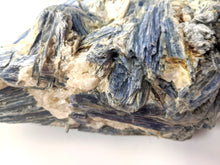 Load image into Gallery viewer, Blue Kyanite blade raw Kyanite crystal CLUSTER raw blue crystals Throat Chakra Rocks and Minerals Healing Stones