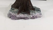 Load image into Gallery viewer, Citrine Cluster Gemstone Tree on Amethyst Matrix (The Money Tree)