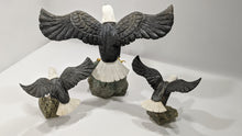 Load image into Gallery viewer, Black and White Onix Bald Eagle Sculpture, collectable sculpture