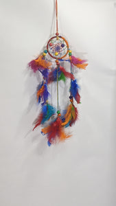 Rainbow one Circle Dream Catcher Home Decor/ Boho Decor/ Bedroom Decor/ Nursery Decor