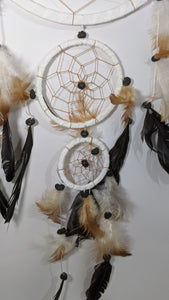 White Dream Catcher Home Decor/ Boho Decor/ Bedroom Decor/ Nursery Decor