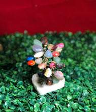 Load image into Gallery viewer, Gemstone tree - Mix stones tree - raw mix stones cluster - chakra tree - crystal tree - mix stones crystal tree - mix stone