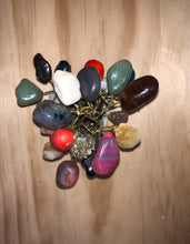 Load image into Gallery viewer, Gemstone tree - Mix stones tree - raw mix stones cluster - chakra tree - crystal tree - mix stones crystal tree - mix stone