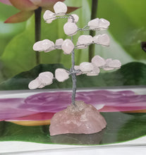 Load image into Gallery viewer, Rose Quartz Tree, Raw Gemstone, Tree Of Love, Chakra Tree Healing Crystal