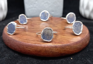 Adjustable Sodalite Ring, Gemstone Ring Grate for Gift