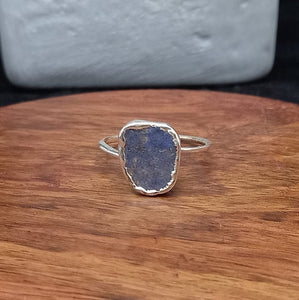 Adjustable Sodalite Ring, Gemstone Ring Grate for Gift