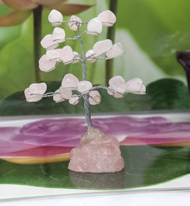 Rose Quartz Tree, Raw Gemstone, Tree Of Love, Chakra Tree Healing Crystal