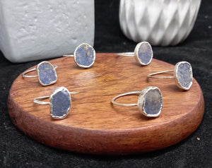 Adjustable Sodalite Ring, Gemstone Ring Grate for Gift