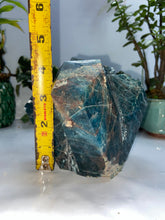 Load image into Gallery viewer, Raw Blue Apatite Crystal - Natural Apatite Stone - Apatite Cluster - raw apatite stone - Healing crystal - rough blue apatite crystal