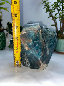 Raw Blue Apatite Crystal - Natural Apatite Stone - Apatite Cluster - raw apatite stone - Healing crystal - rough blue apatite crystal