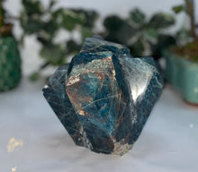 Load image into Gallery viewer, Raw Blue Apatite Crystal - Natural Apatite Stone - Apatite Cluster - raw apatite stone - Healing crystal - rough blue apatite crystal