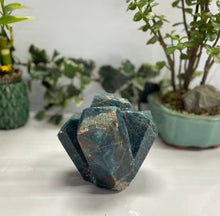 Load image into Gallery viewer, Raw Blue Apatite Crystal - Natural Apatite Stone - Apatite Cluster - raw apatite stone - Healing crystal - rough blue apatite crystal