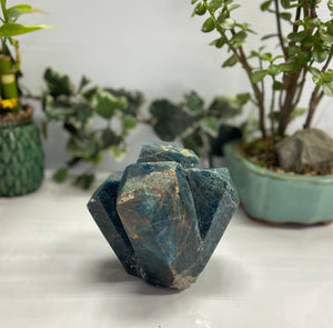 Raw Blue Apatite Crystal - Natural Apatite Stone - Apatite Cluster - raw apatite stone - Healing crystal - rough blue apatite crystal