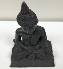 Load image into Gallery viewer, Shungite Buddha Sculpture, Home Zen Decoration