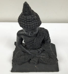 Shungite Buddha Sculpture, Home Zen Decoration