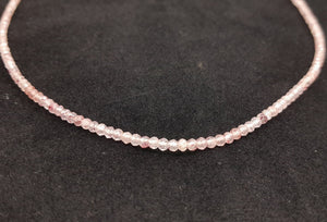 Rose Quartz Beads  Necklace