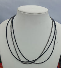 Load image into Gallery viewer, Natural Faceted Beads Necklace,  Pyrite, Black Tourmaline, Black Spinel.