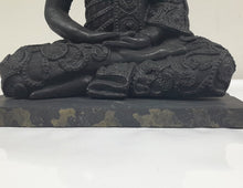 Load image into Gallery viewer, Shungite Buddha Sculpture, Home Zen Decoration