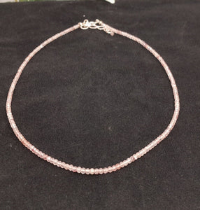 Rose Quartz Beads  Necklace