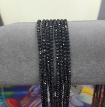 Load image into Gallery viewer, Natural Faceted Beads Necklace,  Pyrite, Black Tourmaline, Black Spinel.