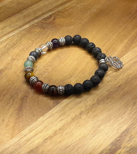 Seven (7) Chakras Bracelet, Lucky, Charm, Protection Bracelet